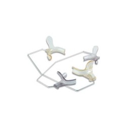Retractor de labio autoclavable transparente 1pza