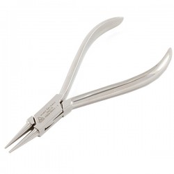 PINZA ANGLE N°3 LARGA (2 PUNTAS REDONDAS)