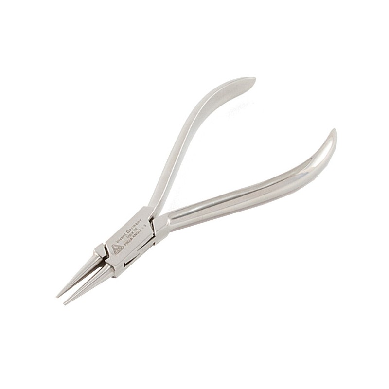 PINZA ANGLE N°3 LARGA (2 PUNTAS REDONDAS)